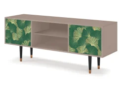 Móvel De Tv* Mueble de TV - 170х69х48 cm - T2 - Gold Ginkgo, Latte Bege