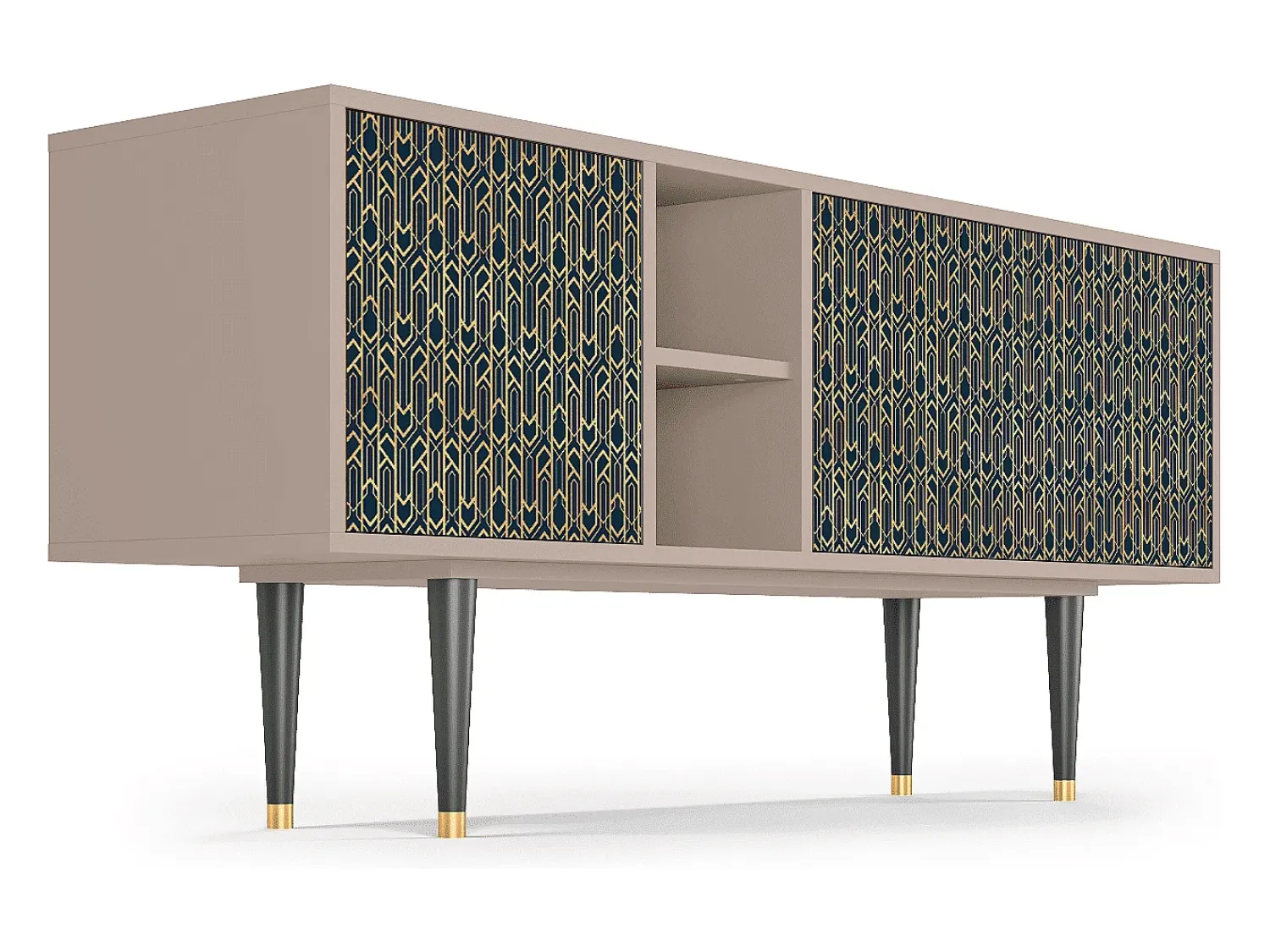Mueble de TV - 150х69х41 cm - T5 - Golden Empire, Latte^ Móvel De Tv