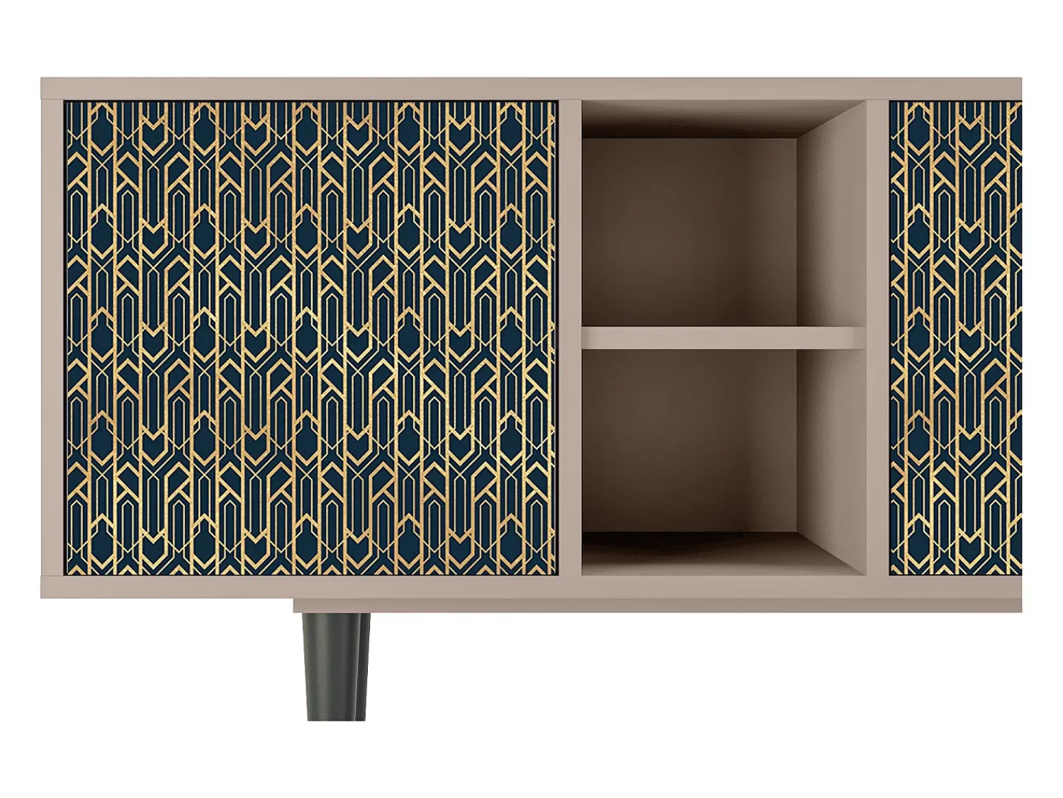 Mueble de TV - 150х69х41 cm - T5 - Golden Empire, Latte^ Móvel De Tv