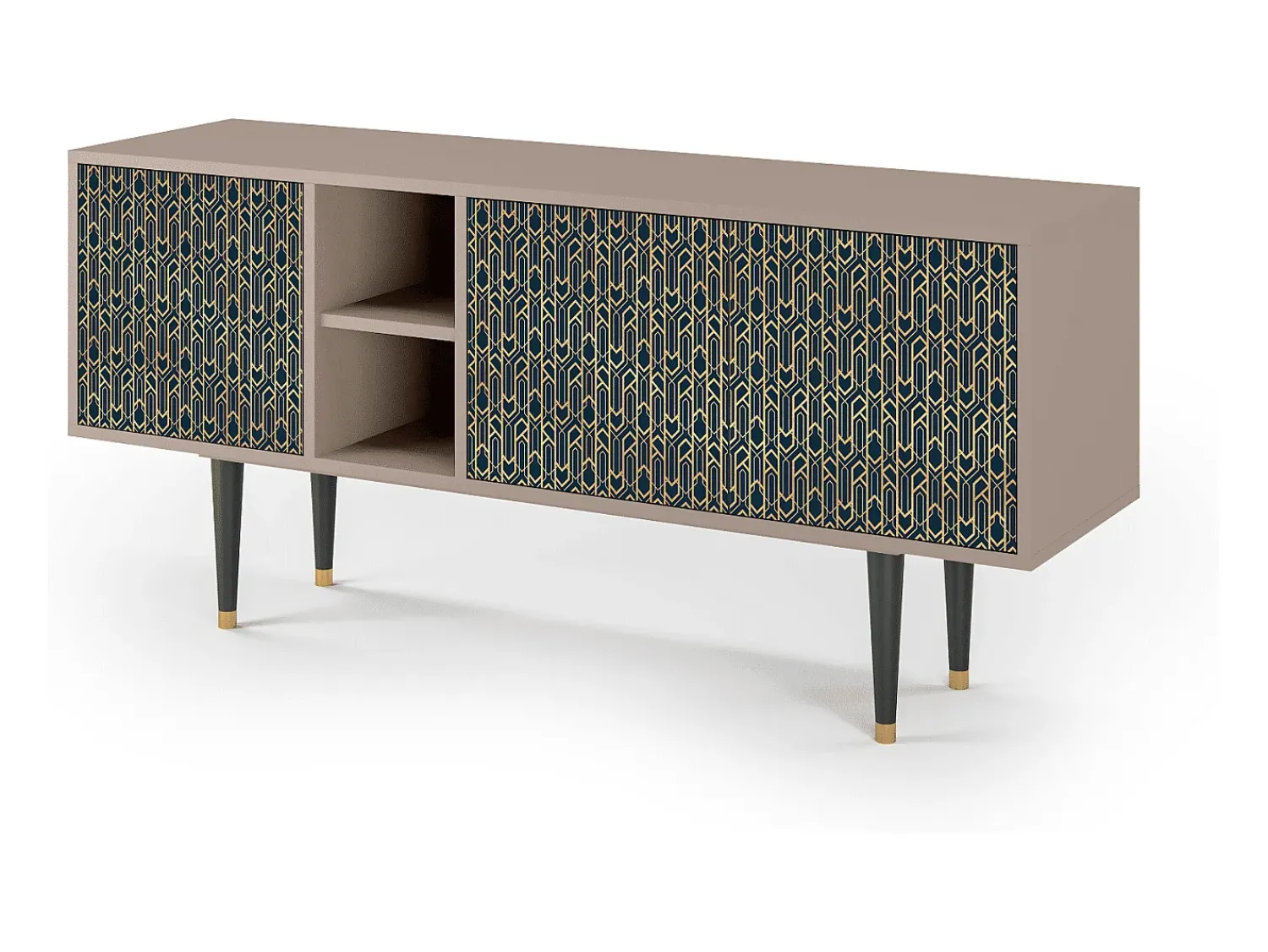 Mueble de TV - 150х69х41 cm - T5 - Golden Empire, Latte^ Móvel De Tv