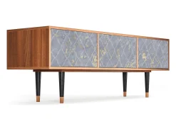 Mueble de TV - 170х59х48 cm - T4 - Golden Smoke, Nogueira^ Móvel De Tv