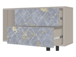 Mueble de TV - 170х69х48 cm - T1 - Golden Smoke, Areia^ Móvel De Tv