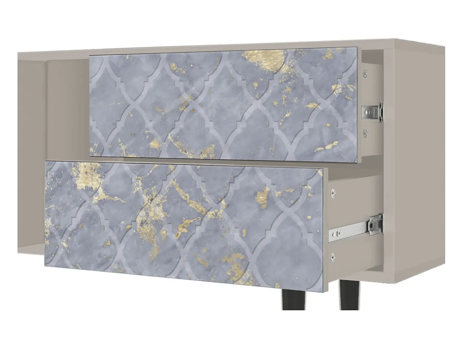 Mueble de TV - 170х69х48 cm - T1 - Golden Smoke, Areia^ Móvel De Tv