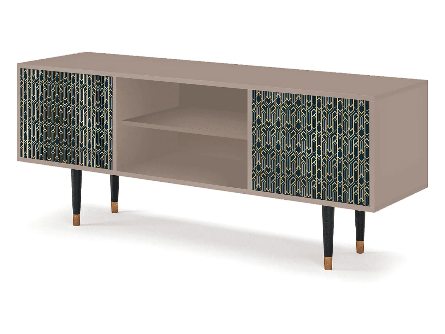 Mueble de TV - 170х69х48 cm - T2 - Golden Empire, Latte^ Móvel De Tv