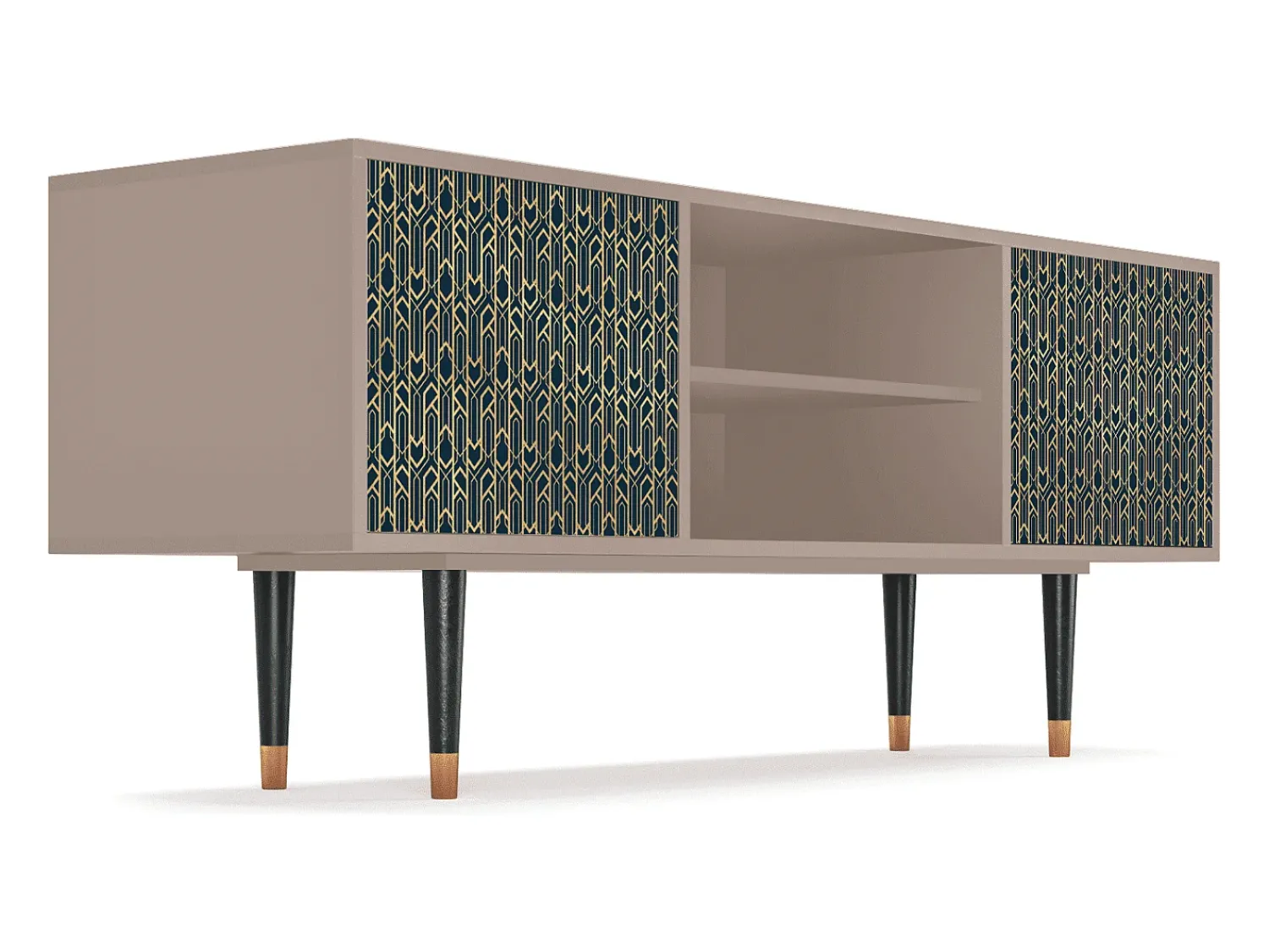 Mueble de TV - 170х69х48 cm - T2 - Golden Empire, Latte^ Móvel De Tv
