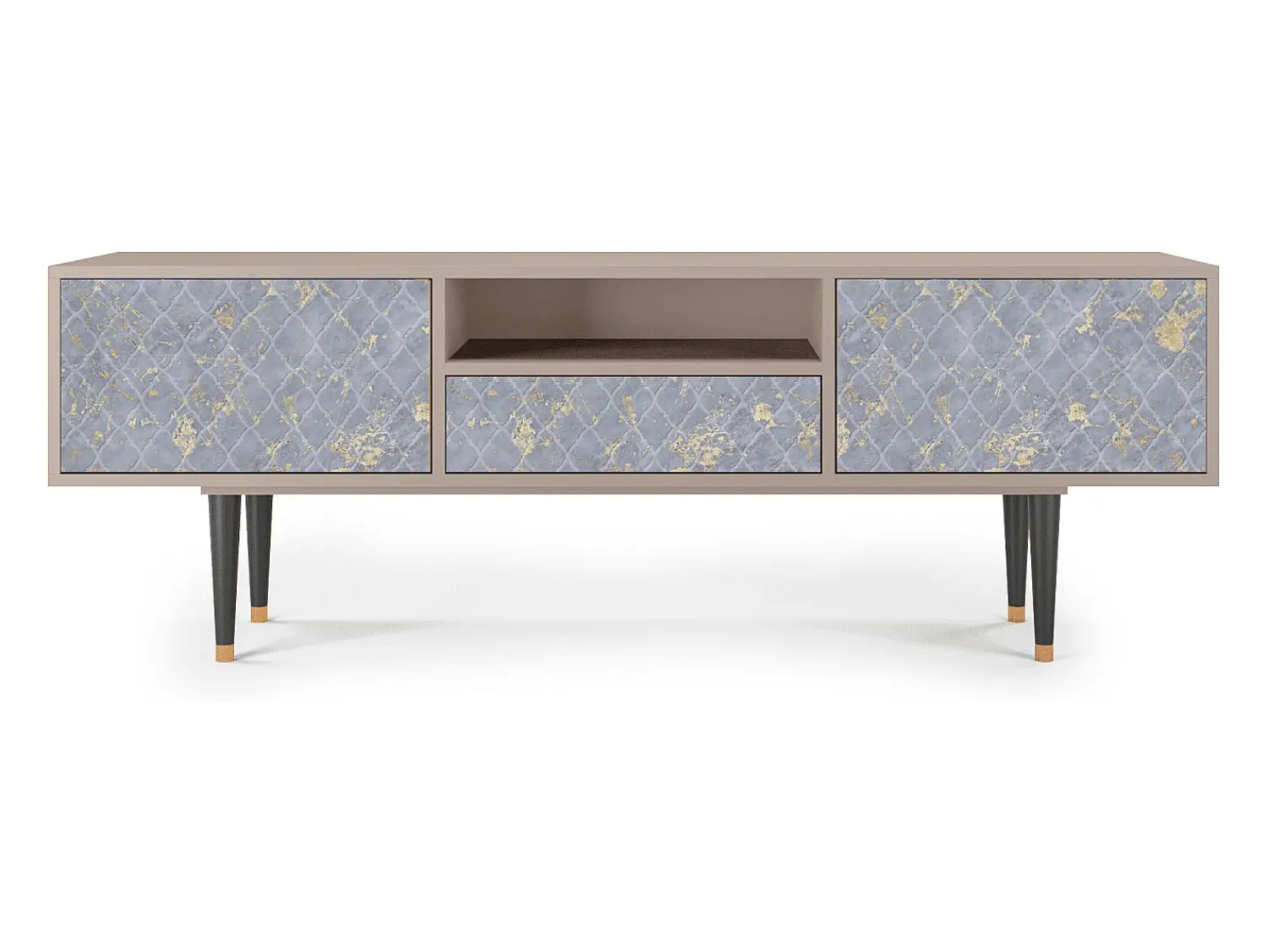 Mueble de TV - 170х59х41 cm - T6 - Golden Smoke, Latte^ Móvel De Tv