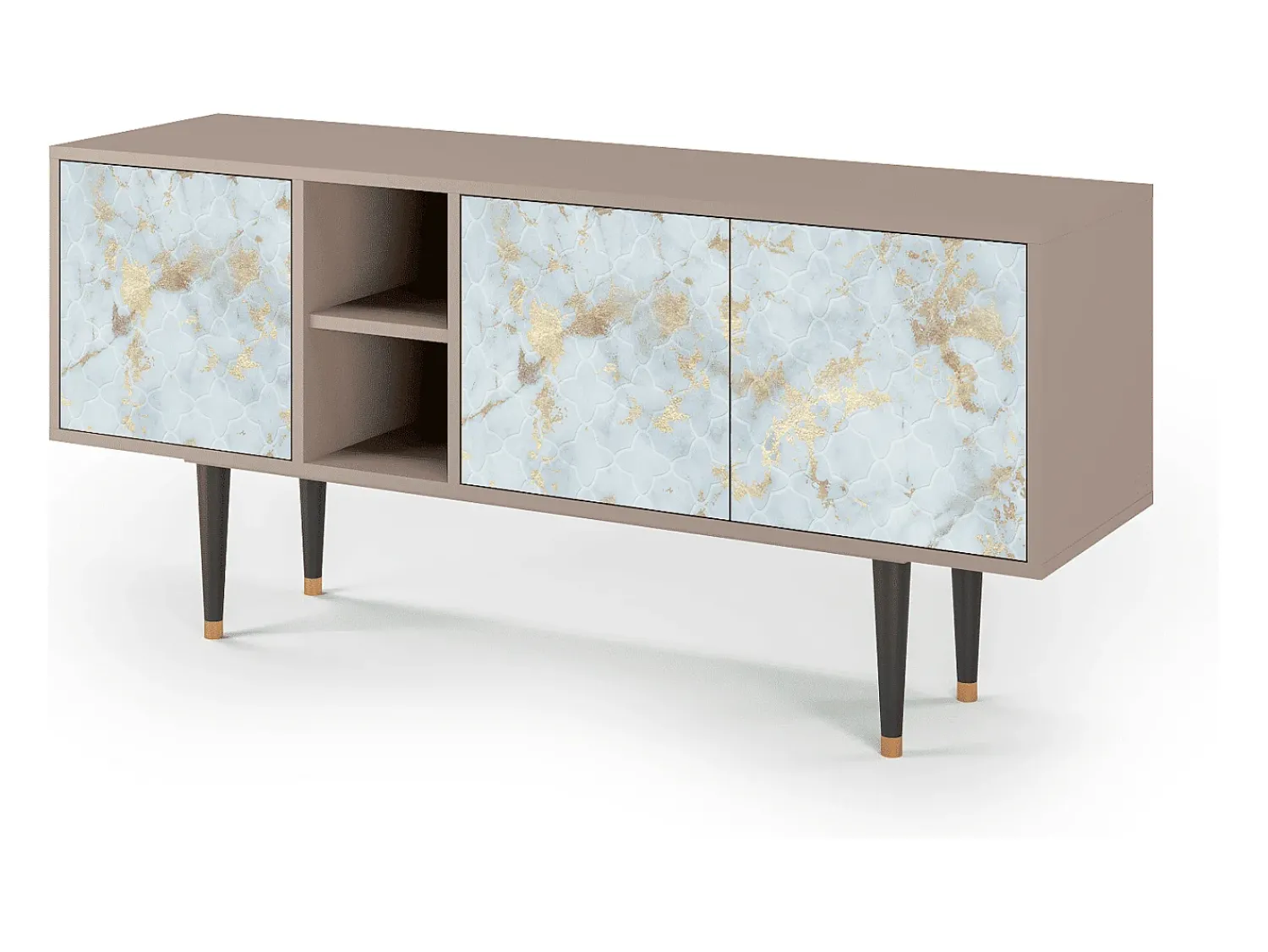 Mueble de TV - 150х69х41 cm - T5 - Golden Waves, Latte^ Móvel De Tv