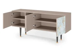 Mueble de TV - 150х69х41 cm - T5 - Golden Waves, Latte^ Móvel De Tv