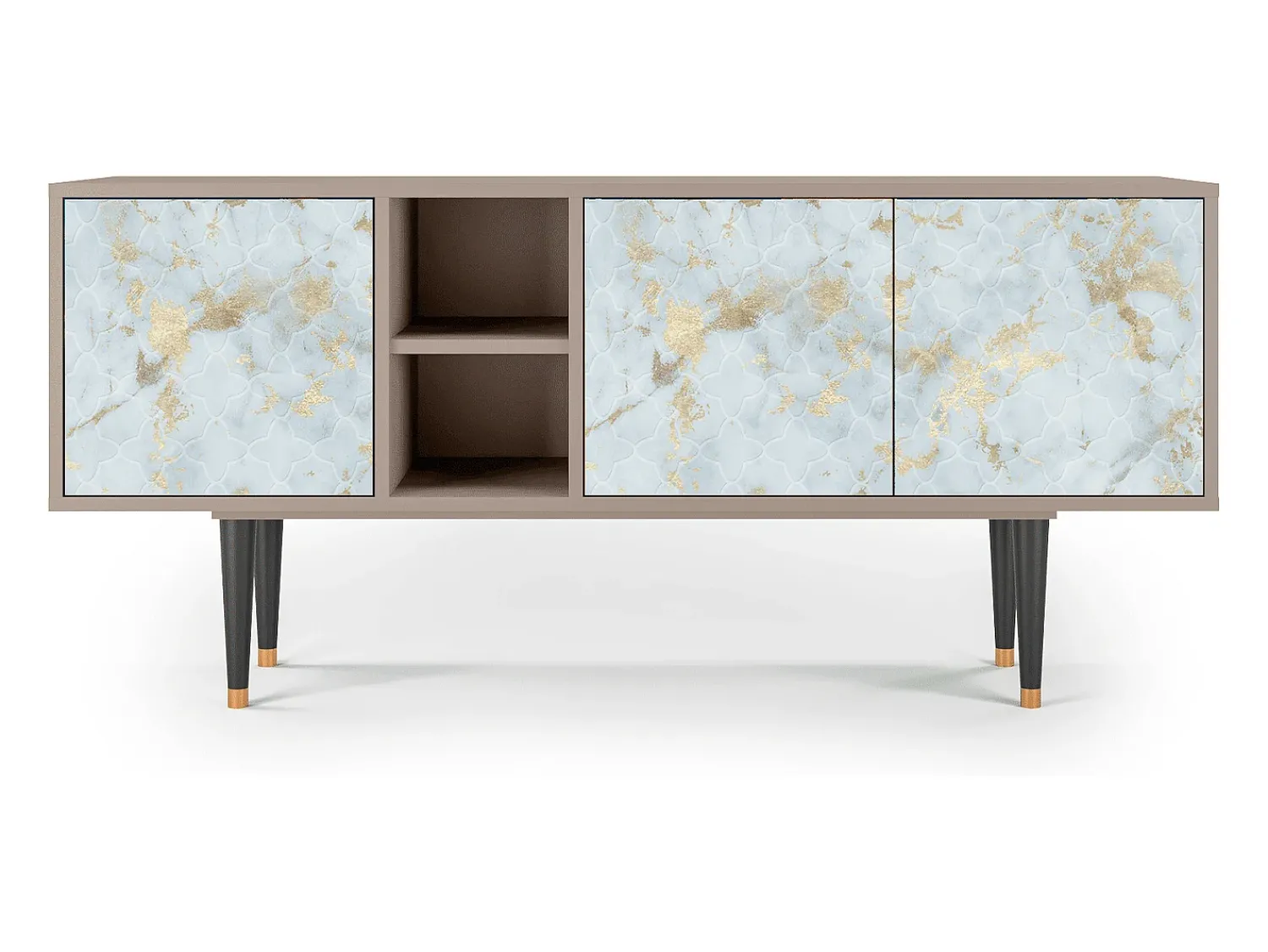 Mueble de TV - 150х69х41 cm - T5 - Golden Waves, Latte^ Móvel De Tv