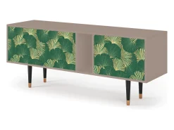 Mueble de TV - 170х69х48 cm - T1 - Gold Ginkgo, Latte^ Móvel De Tv