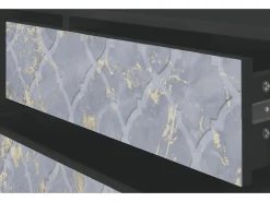 Móvel De Tv* Mueble de TV - 170х59х48 cm - T4 - Golden Smoke, Antracite Cinza antracite