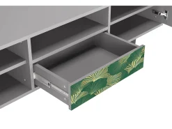 Outlet Mueble de TV - 170х59х41 cm - T6 - Gold Ginkgo, Cinza Cinzento
