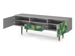 Outlet Mueble de TV - 170х59х41 cm - T6 - Gold Ginkgo, Cinza Cinzento