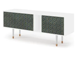 Móvel De Tv* Mueble de TV - 170х69х48 cm - T1 - Golden Empire, Branco Bege