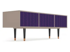 Móvel De Tv| Mueble de TV - 170х59х48 cm - T4 - Grape Maccaroni, Latte Bege