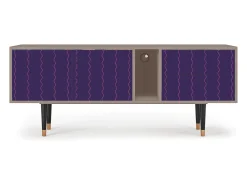 Móvel De Tv| Mueble de TV - 170х69х48 cm - T1 - Grape Maccaroni, Latte Bege