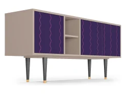 Mueble de TV - 150х69х41 cm - T5 - Grape Maccaroni, Latte^ Móvel De Tv
