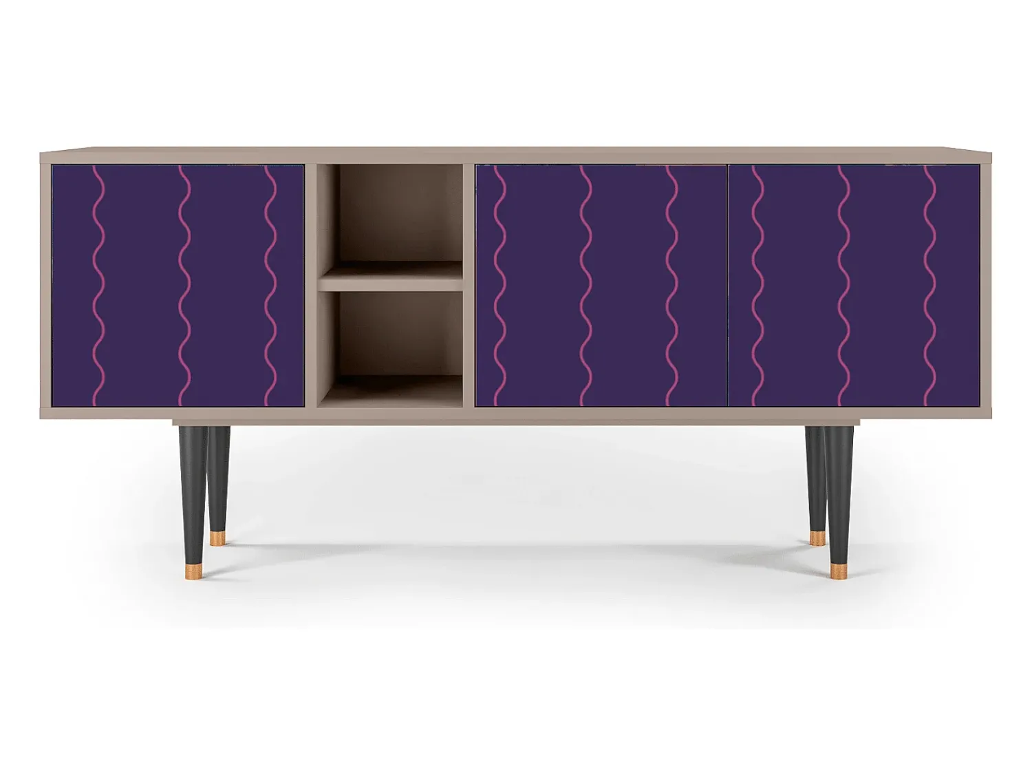 Mueble de TV - 150х69х41 cm - T5 - Grape Maccaroni, Latte^ Móvel De Tv