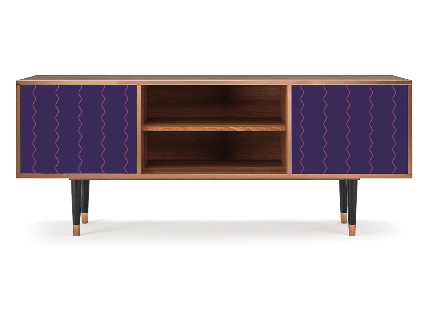 Sale Mueble de TV - 170х69х48 cm - T2 - Grape Maccaroni, Nogueira Castanho