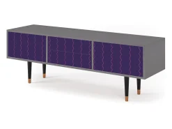 Sale Mueble de TV - 170х59х48 cm - T4 - Grape Maccaroni, Cinza Cinzento