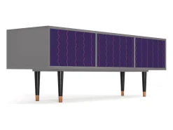 Sale Mueble de TV - 170х59х48 cm - T4 - Grape Maccaroni, Cinza Cinzento