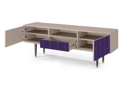 Móvel De Tv* Mueble de TV - 170х59х41 cm - T6 - Grape Maccaroni, Latte Bege