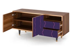 Mueble de TV - 125х56х41 cm - T7 - Grape Maccaroni, Nogueira^ Móvel De Tv
