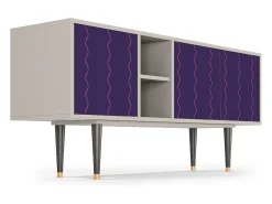 Móvel De Tv| Mueble de TV - 150х69х41 cm - T5 - Grape Maccaroni, Areia Bege