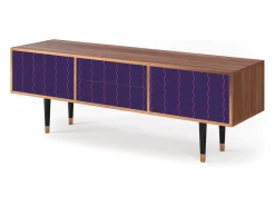 Mueble de TV - 170х59х48 cm - T4 - Grape Maccaroni, Nogueira^ Móvel De Tv