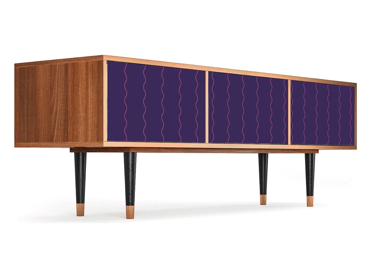 Mueble de TV - 170х59х48 cm - T4 - Grape Maccaroni, Nogueira^ Móvel De Tv