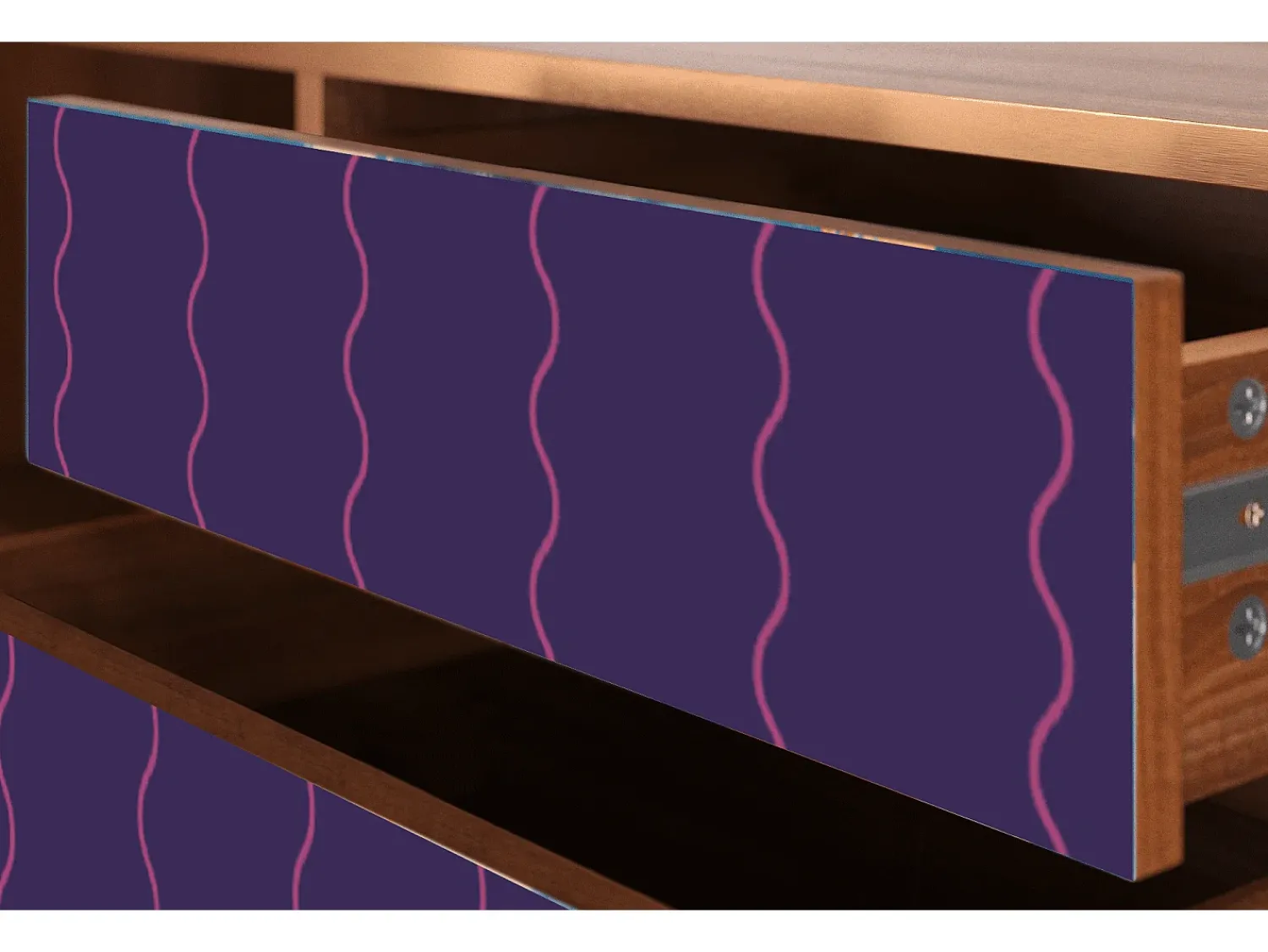 Mueble de TV - 170х59х48 cm - T4 - Grape Maccaroni, Nogueira^ Móvel De Tv