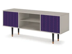 Mueble de TV - 170х69х48 cm - T2 - Grape Maccaroni, Areia^ Móvel De Tv