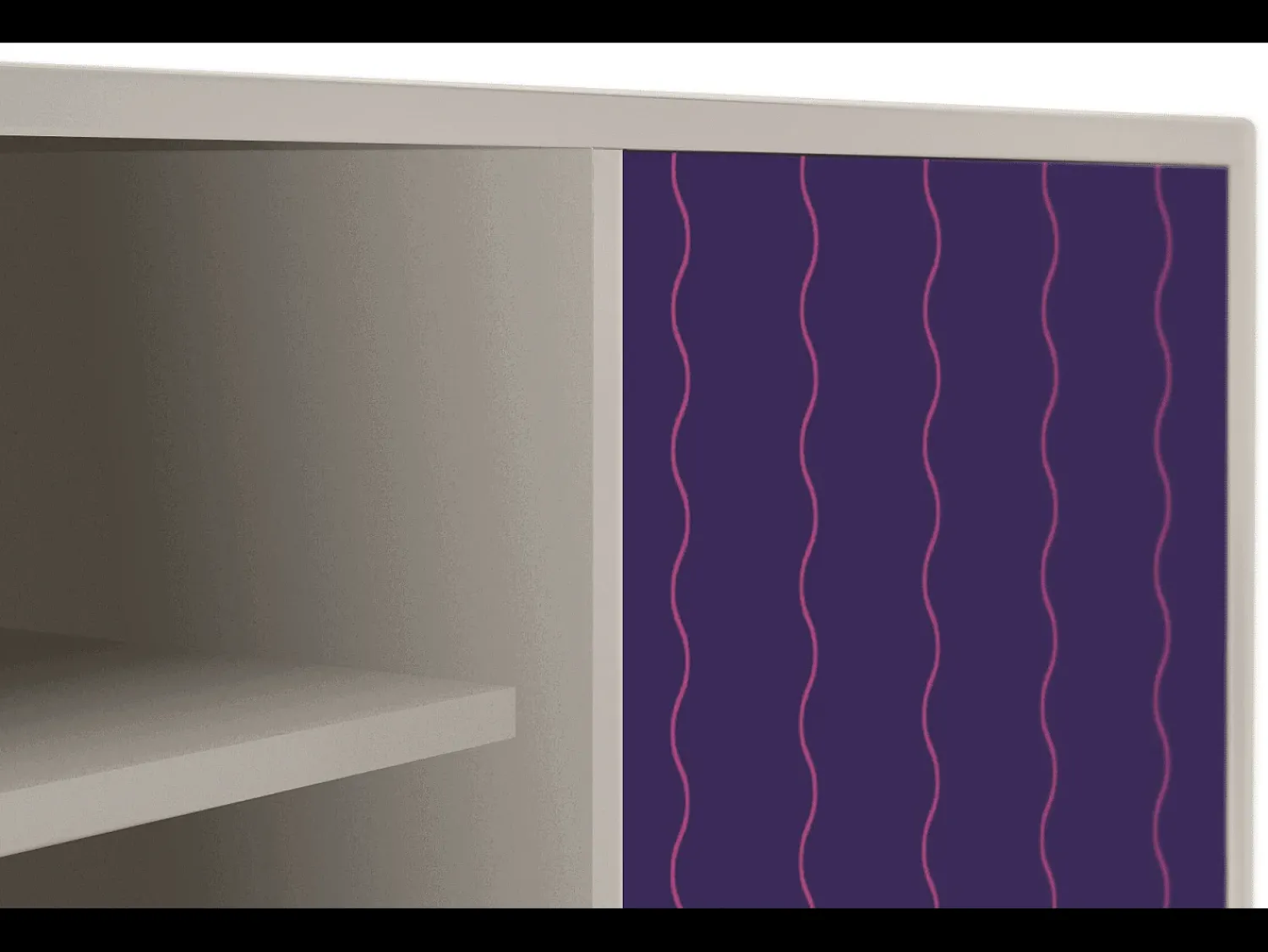 Mueble de TV - 170х69х48 cm - T2 - Grape Maccaroni, Areia^ Móvel De Tv