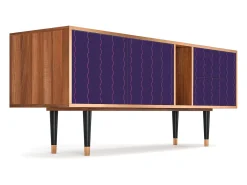 Mueble de TV - 170х69х48 cm - T1 - Grape Maccaroni, Nogueira^ Móvel De Tv