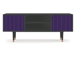 Online Mueble de TV - 170х69х48 cm - T2 - Grape Maccaroni, Antracite Cinza antracite