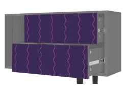 Online Mueble de TV - 170х69х48 cm - T1 - Grape Maccaroni, Cinza Cinzento