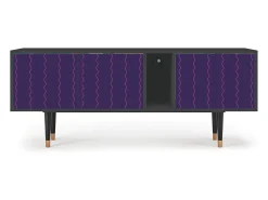 Mueble de TV - 170х69х48 cm - T1 - Grape Maccaroni, Antracite^ Móvel De Tv