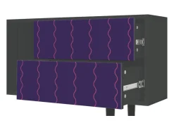 Mueble de TV - 170х69х48 cm - T1 - Grape Maccaroni, Antracite^ Móvel De Tv