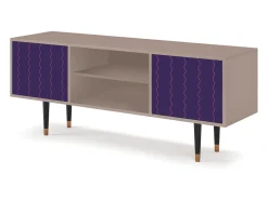 Online Mueble de TV - 170х69х48 cm - T2 - Grape Maccaroni, Latte Bege