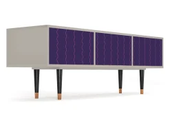 Móvel De Tv* Mueble de TV - 170х59х48 cm - T4 - Grape Maccaroni, Areia Bege