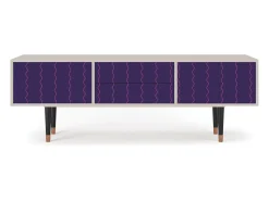Móvel De Tv* Mueble de TV - 170х59х48 cm - T4 - Grape Maccaroni, Areia Bege
