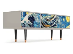 Online Mueble de TV - 170х59х48 cm - T4 - Great Wave, Areia Bege