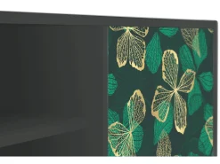 Mueble de TV - 170х69х48 cm - T2 - Green Flower, Antracite Cinza antracite