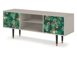 Móvel De Tv| Mueble de TV - 170х69х48 cm - T2 - Green Flower, Areia Bege