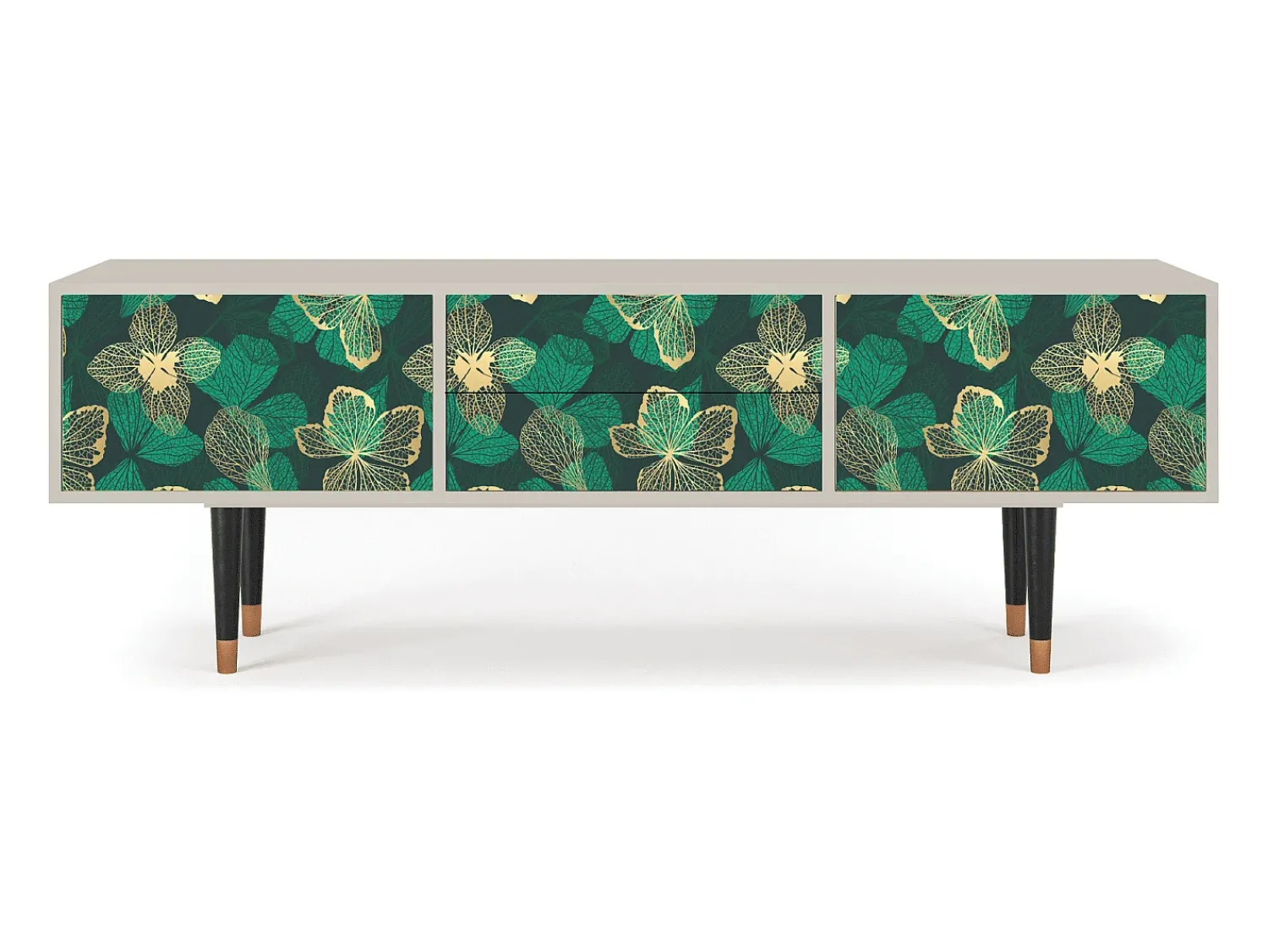 Online Mueble de TV - 170х59х48 cm - T4 - Green Flower, Areia Bege