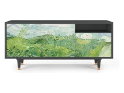 Mueble de TV - 125х56х41 cm - T7 - Green Wheat Fields, Antracite^ Móvel De Tv