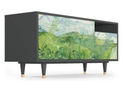 Mueble de TV - 125х56х41 cm - T7 - Green Wheat Fields, Antracite^ Móvel De Tv