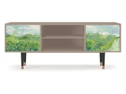 Móvel De Tv| Mueble de TV - 170х69х48 cm - T2 - Green Wheat Fields, Latte Bege