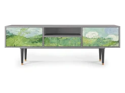 Mueble de TV - 170х59х41 cm - T6 - Green Wheat Fields, Cinza^ Móvel De Tv