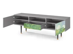 Mueble de TV - 170х59х41 cm - T6 - Green Wheat Fields, Cinza^ Móvel De Tv